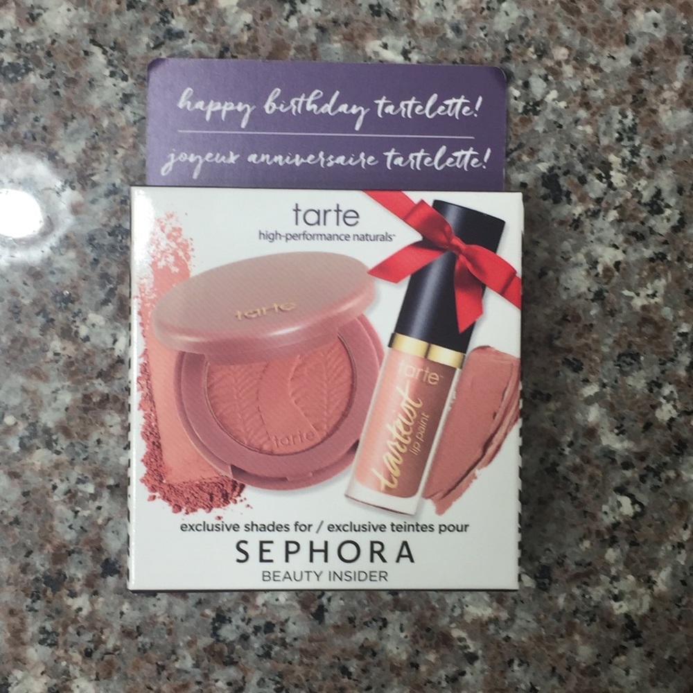 NWT Sephora tarte Birthday Gift Set